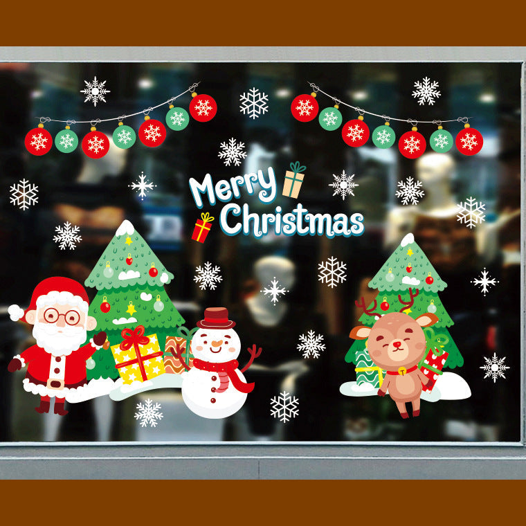 Christmas Window Stickers for Festive Holiday Decor