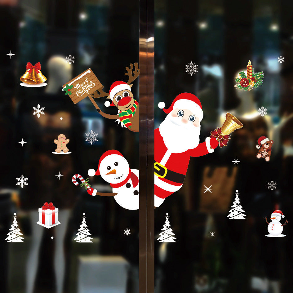 Christmas Window Stickers for Festive Holiday Decor