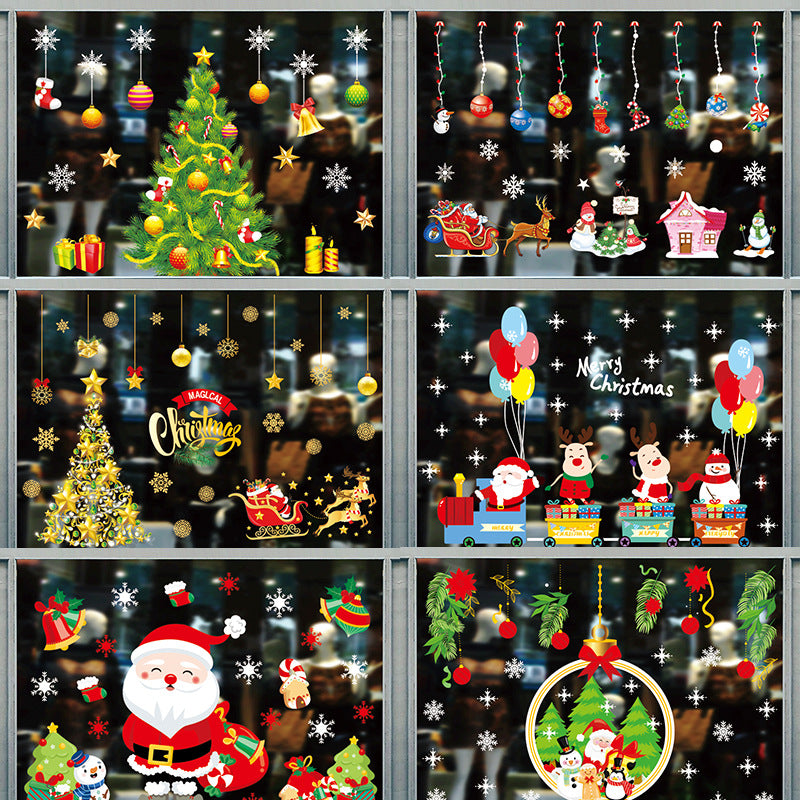 Christmas Window Stickers for Festive Holiday Decor