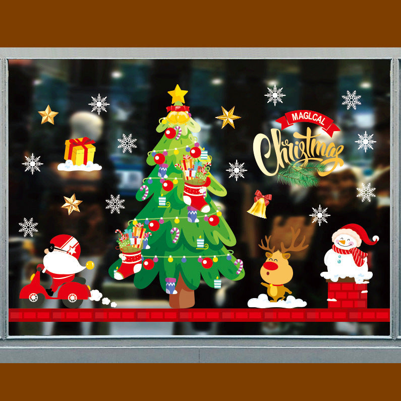 Christmas Window Stickers for Festive Holiday Decor
