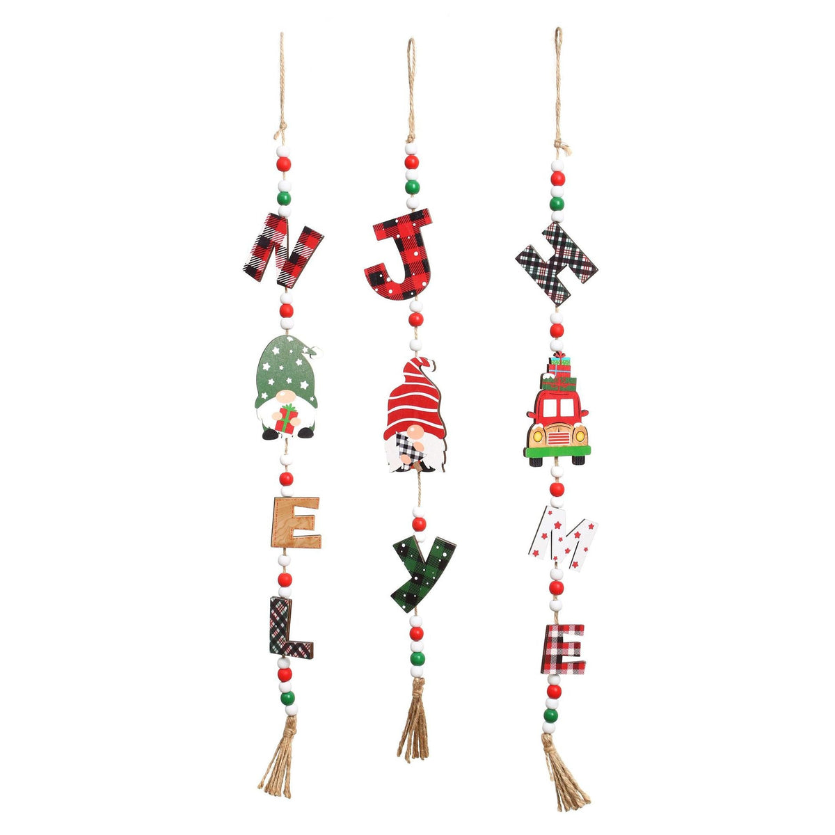 Wooden Christmas Ornament for Festive Rustic Charm