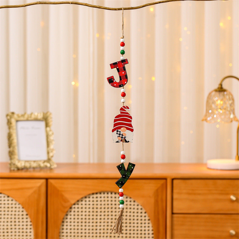 Wooden Christmas Ornament for Festive Rustic Charm