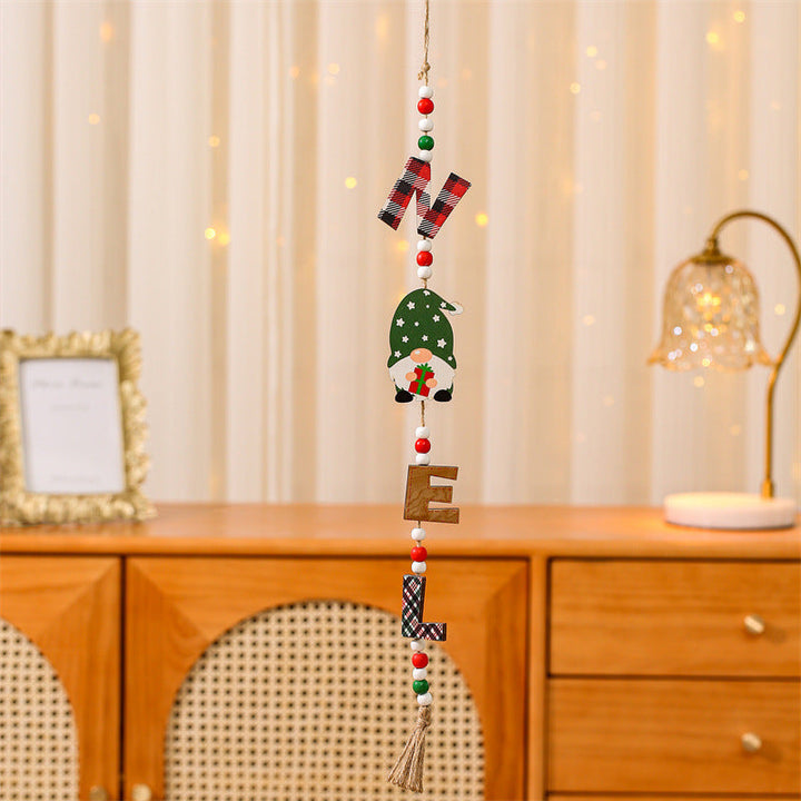 Wooden Christmas Ornament for Festive Rustic Charm