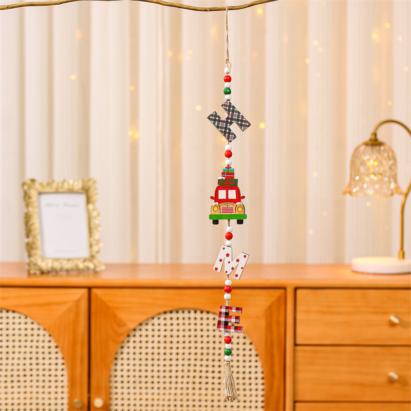 Wooden Christmas Ornament for Festive Rustic Charm