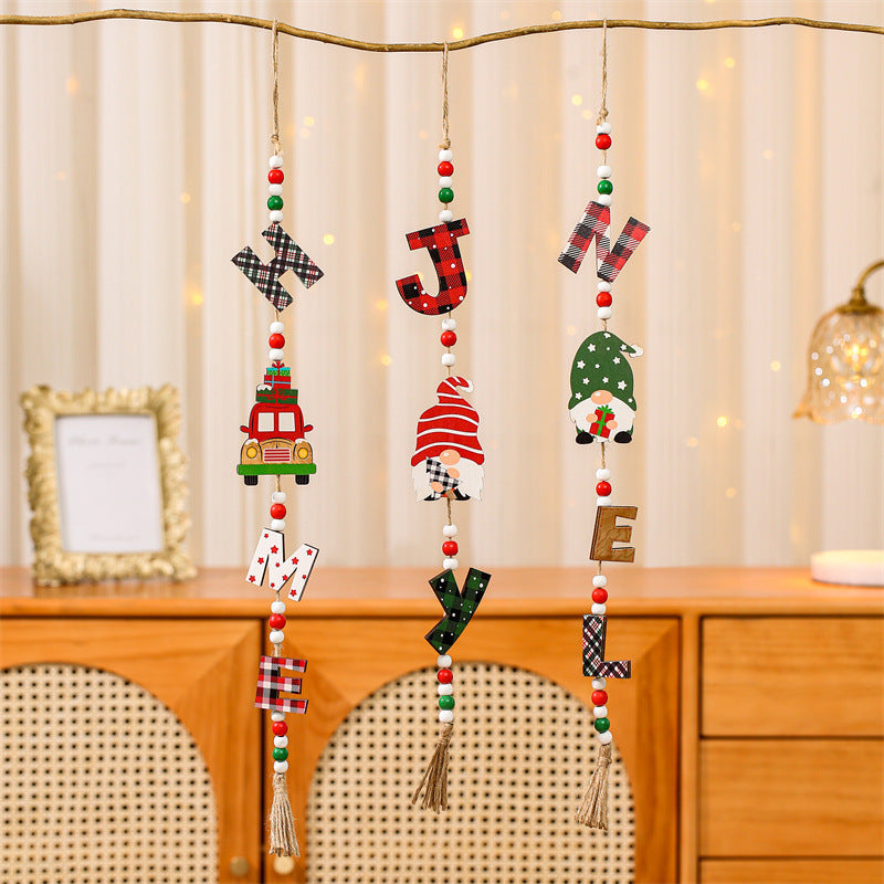 Wooden Christmas Ornament for Festive Rustic Charm