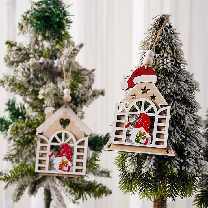 Wooden Christmas Ornaments for Cozy Rustic Tree Decor
