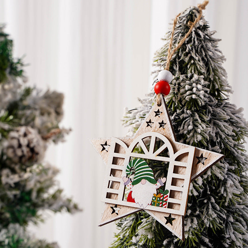Wooden Christmas Ornaments for Cozy Rustic Tree Decor
