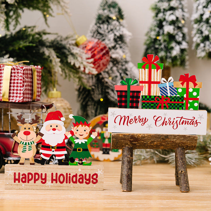 Wooden Christmas Ornaments for Warm Holiday Displays