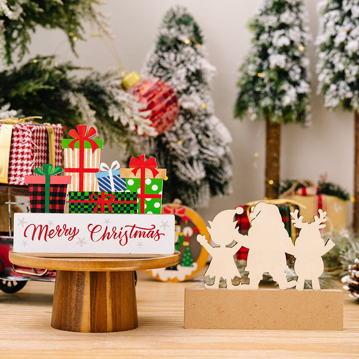 Wooden Christmas Ornaments for Warm Holiday Displays