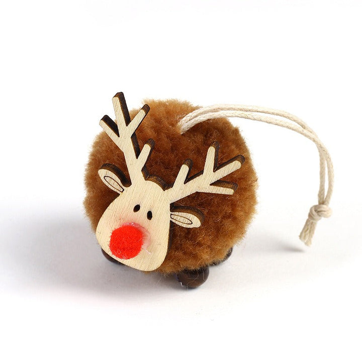 Wool Felt Reindeer Christmas Ornament for Cozy Trees
