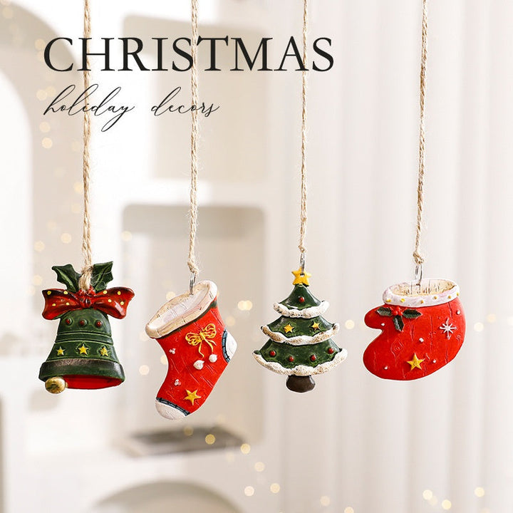 Vintage Christmas Ornaments Set | Colorful Tree Decor