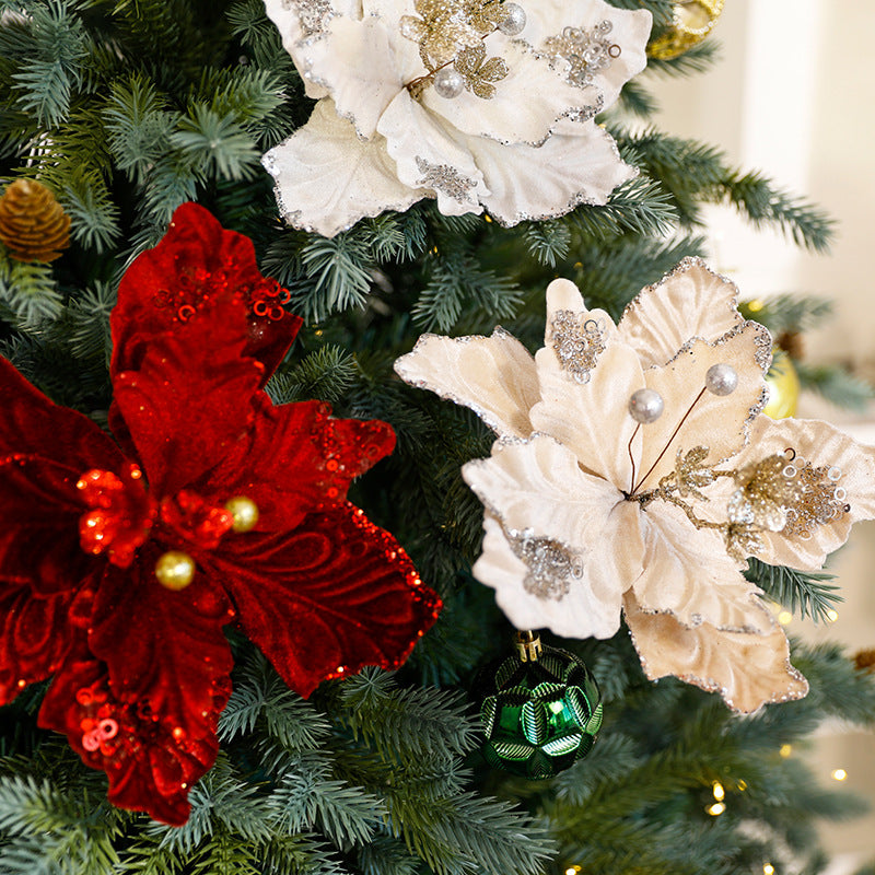 Christmas Decorative Flowers for Elegant Holiday Decor
