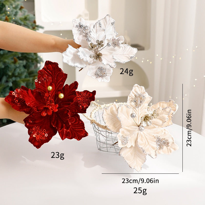 Christmas Decorative Flowers for Elegant Holiday Decor