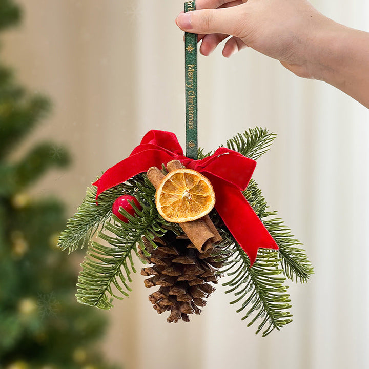 Rustic Christmas Wreath Ornament for Instant Cheer