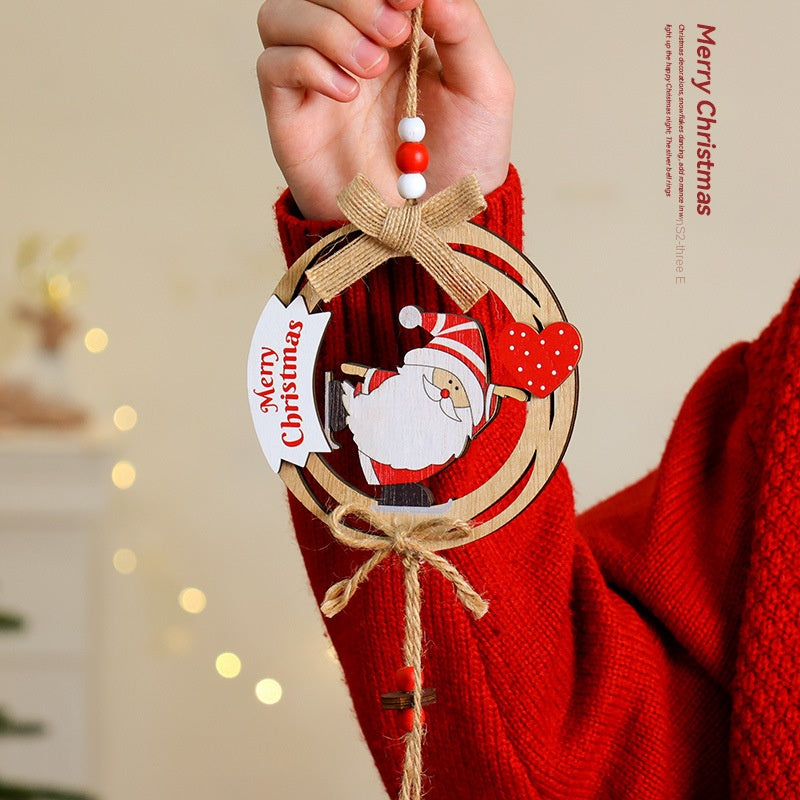 Christmas Wooden Ornaments for Rustic Holiday Decor