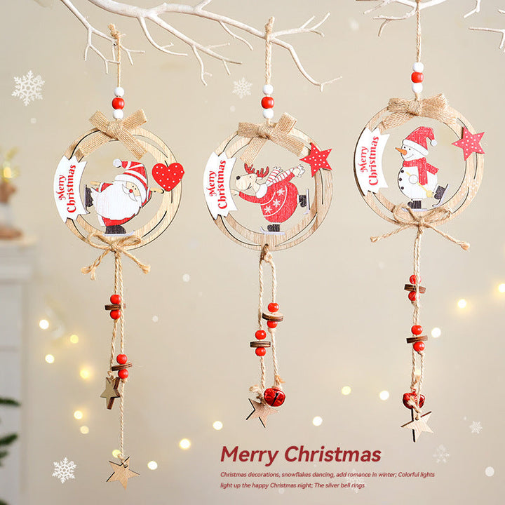 Christmas Wooden Ornaments for Rustic Holiday Decor