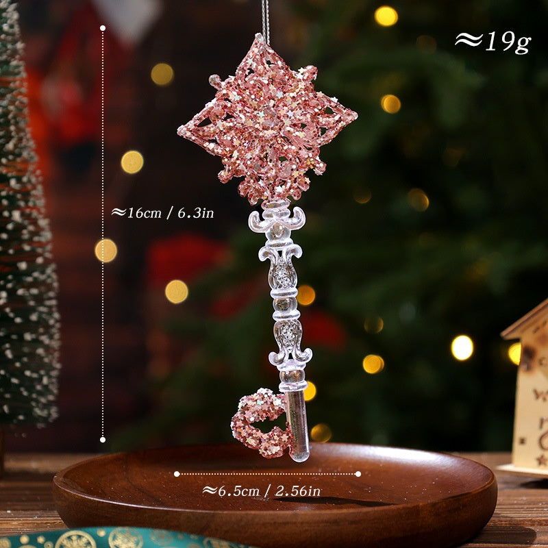 Christmas Tree Ornaments: Rainbow Crystal Holiday Shine