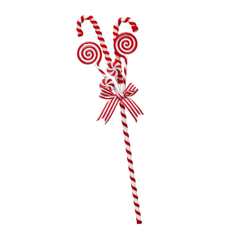 Candy Cane Christmas Tree Ornament Set for Festive Displays