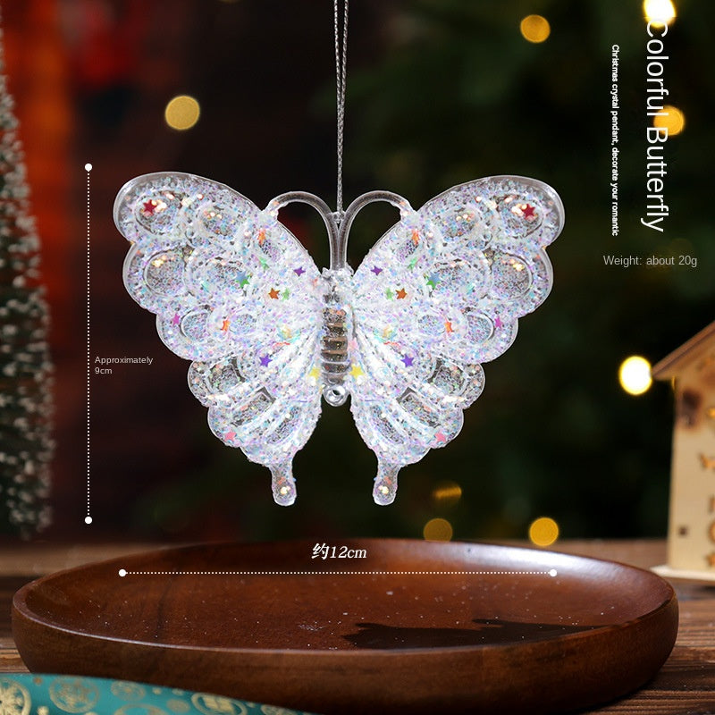 Acrylic Christmas Ornaments for Rainbow Tree Sparkle