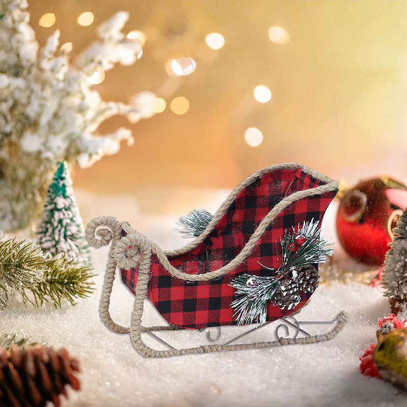 Rustic Christmas Sleigh Decor for Cozy Holiday Displays