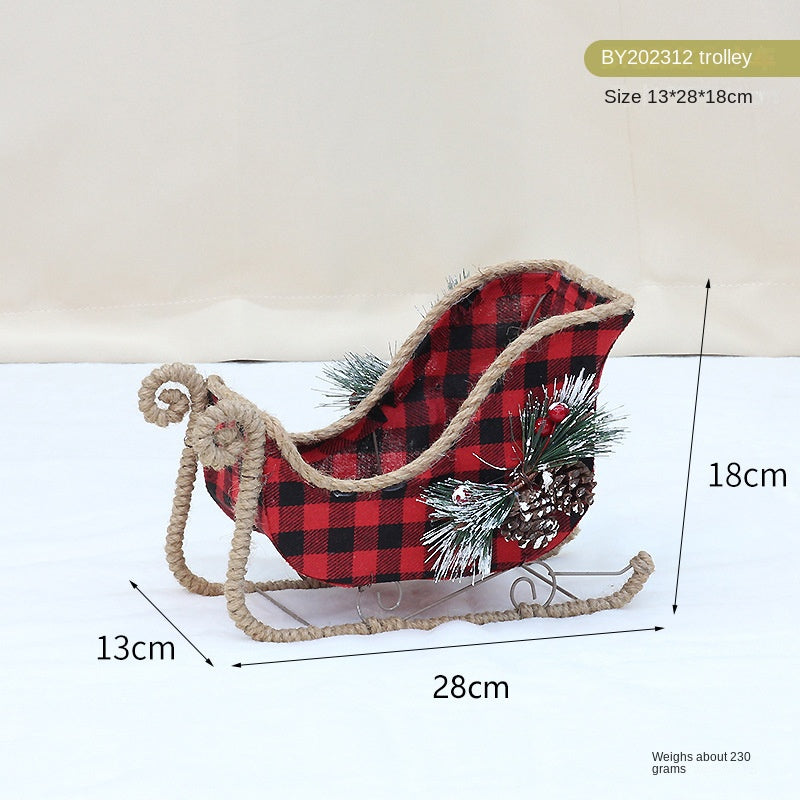 Rustic Christmas Sleigh Decor for Cozy Holiday Displays