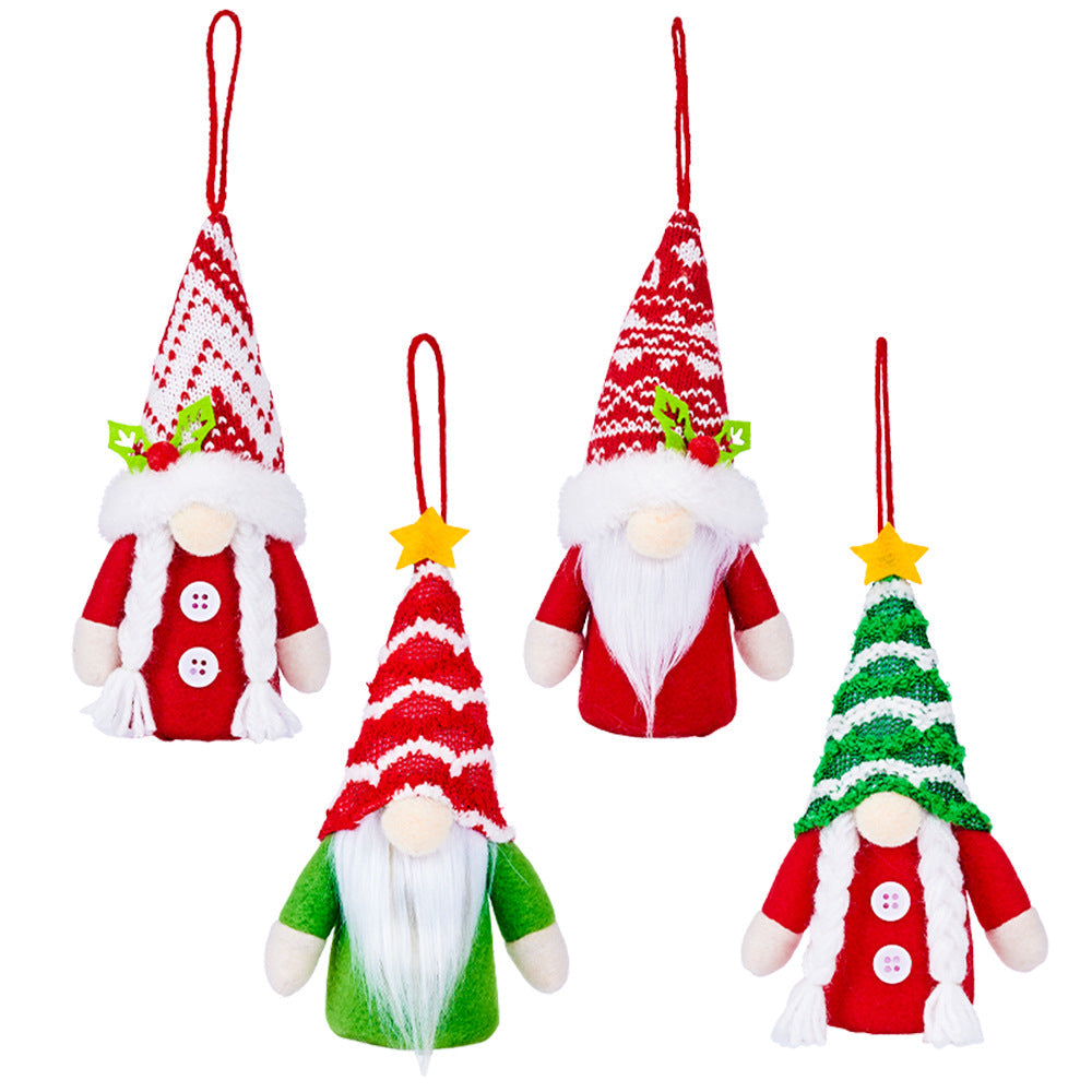 Knitted Elf Christmas Ornaments for Cozy Tree Decor