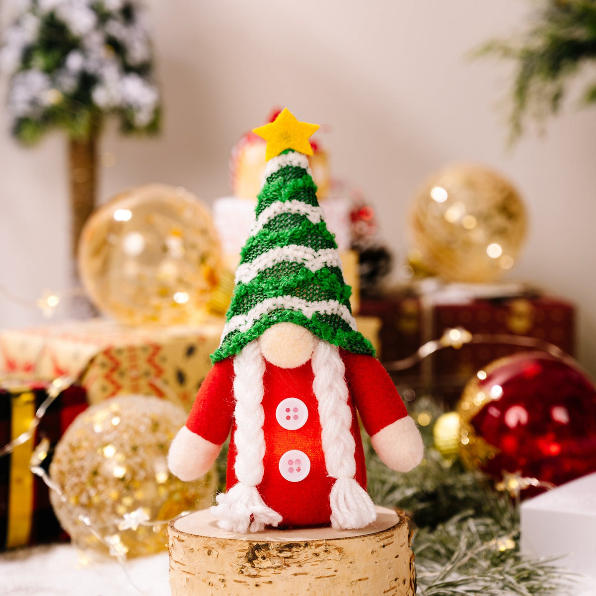 Knitted Elf Christmas Ornaments for Cozy Tree Decor