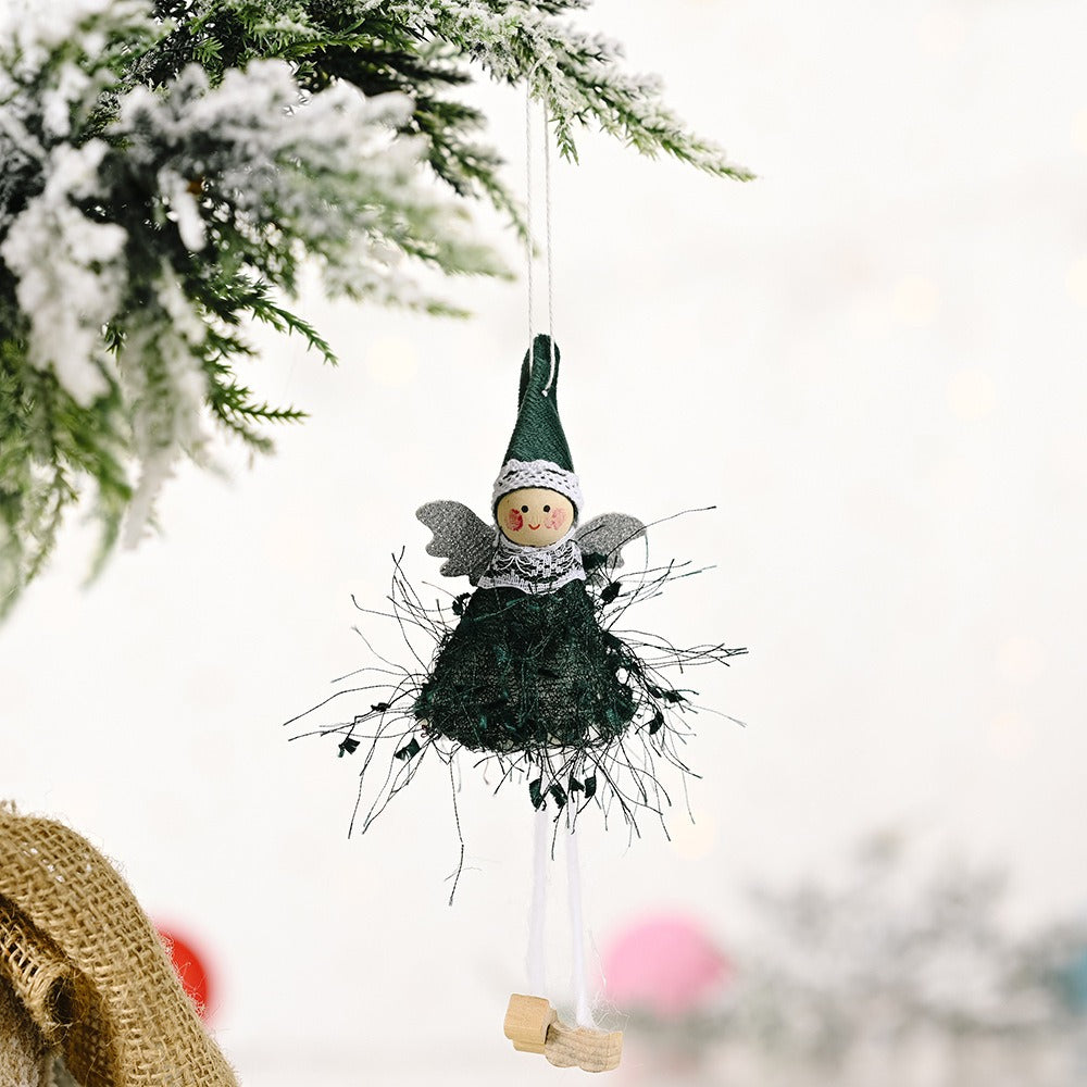 Fluffy Angel Christmas Ornaments | Whimsical Decor