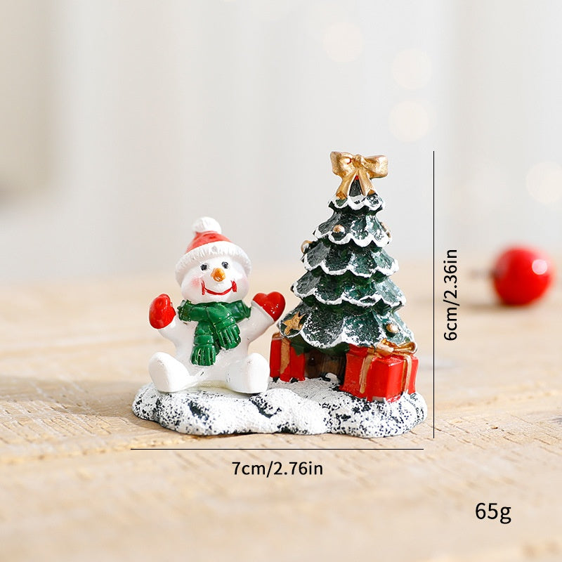 Christmas Miniature House Decor for Festive Tables