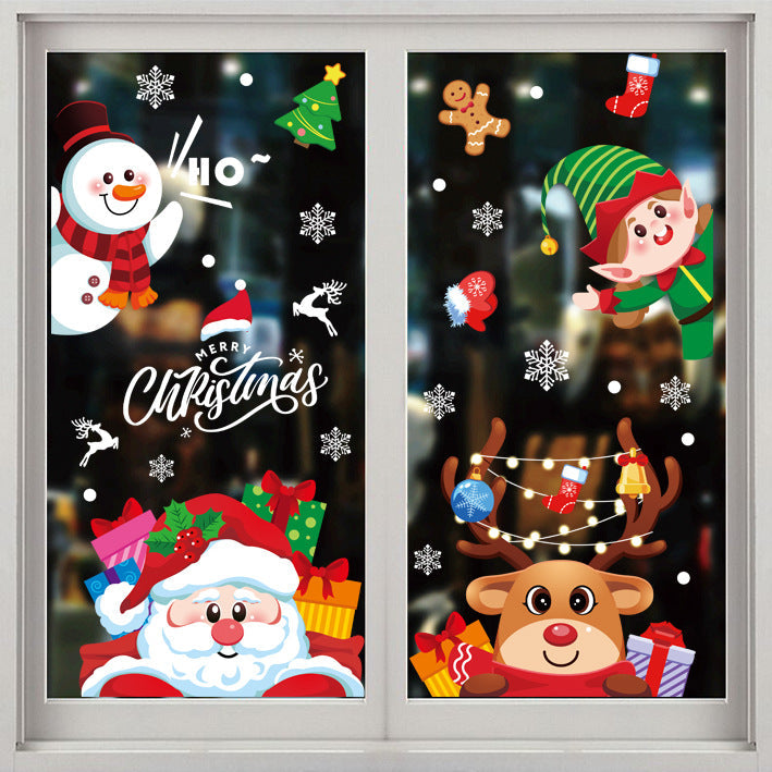 Christmas Window Cling Stickers for Festive Displays