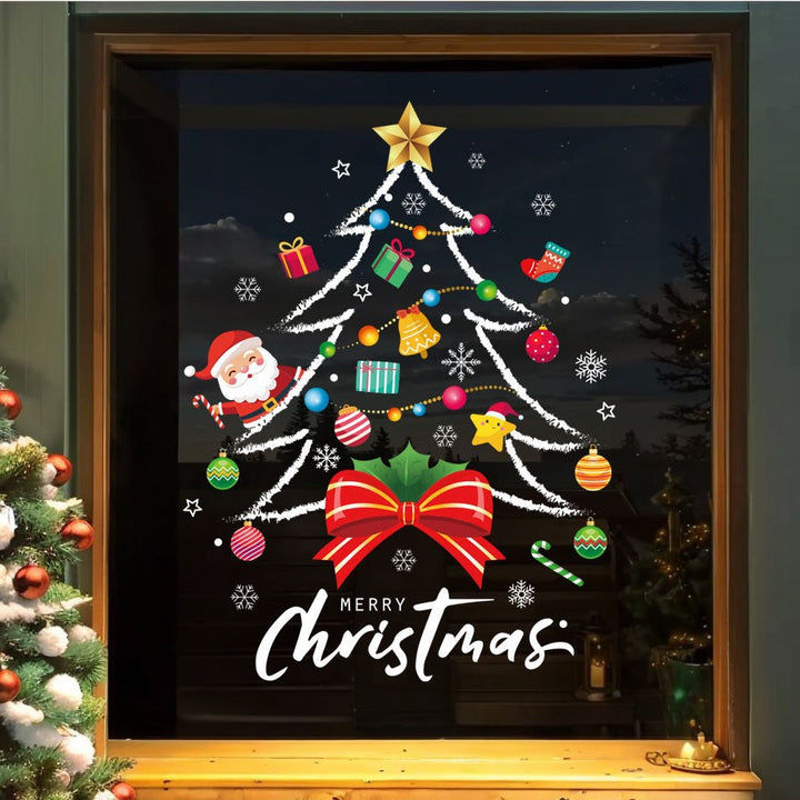 Christmas Window Cling Stickers for Festive Displays