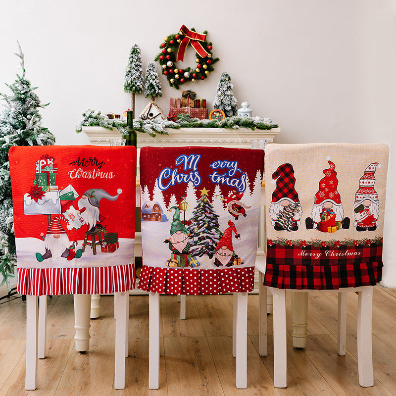 Christmas Chair Covers for Festive Dining Room Décor