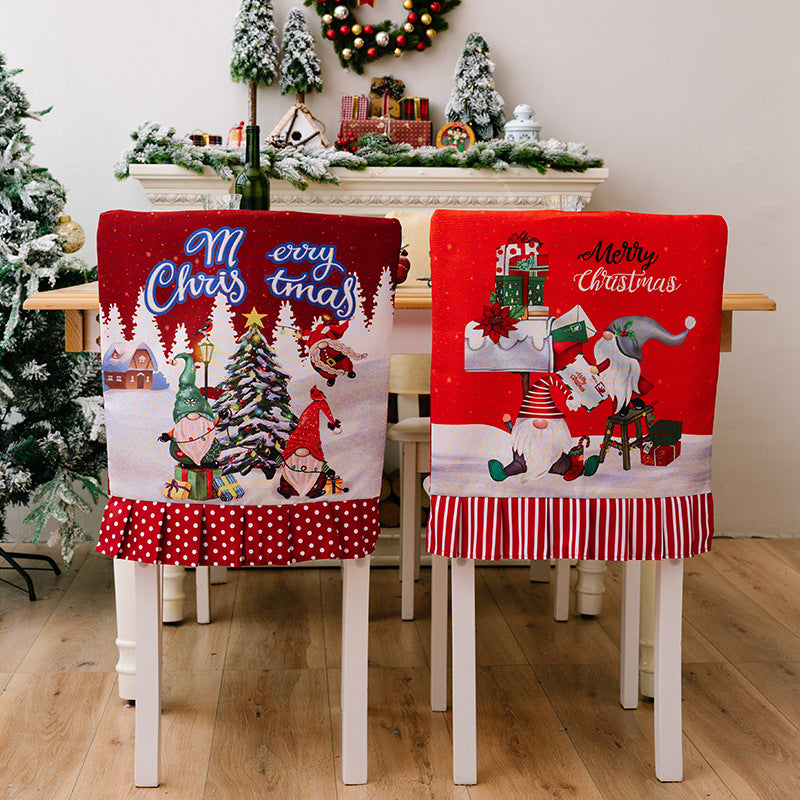 Christmas Chair Covers for Festive Dining Room Décor