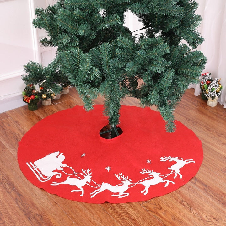 Christmas Tree Skirt for a Festive, Finished Base