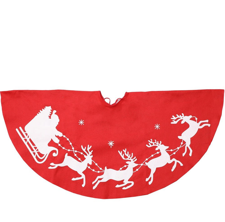 Christmas Tree Skirt for a Festive, Finished Base