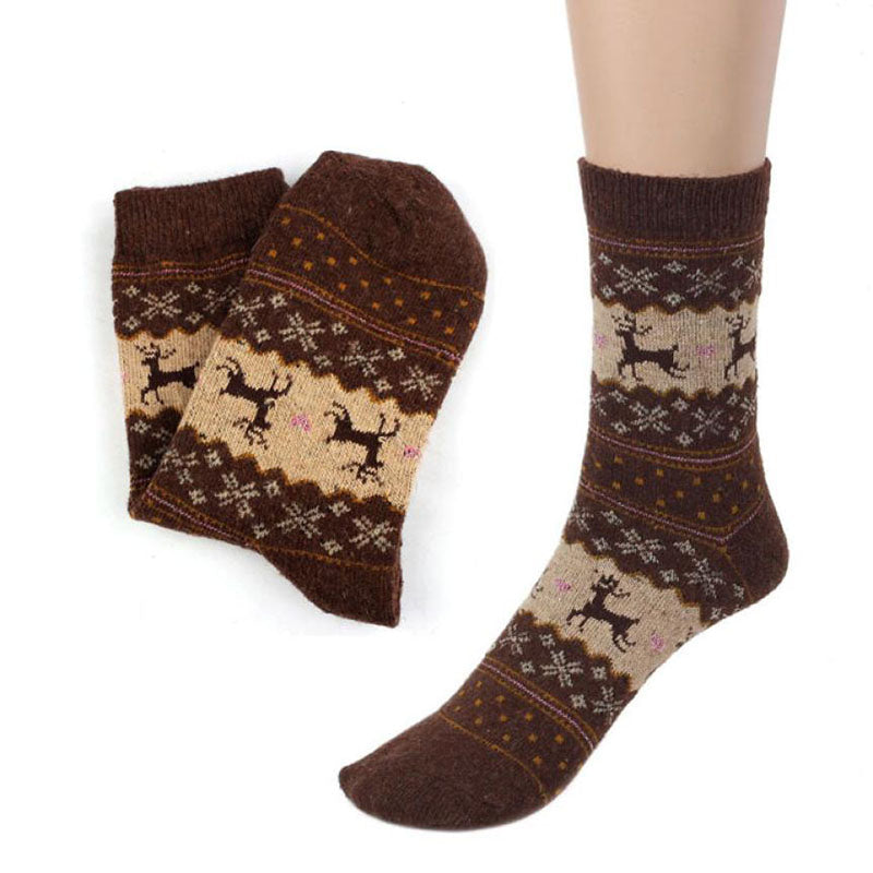 Christmas Knit Socks for Cozy Nordic Winter Style