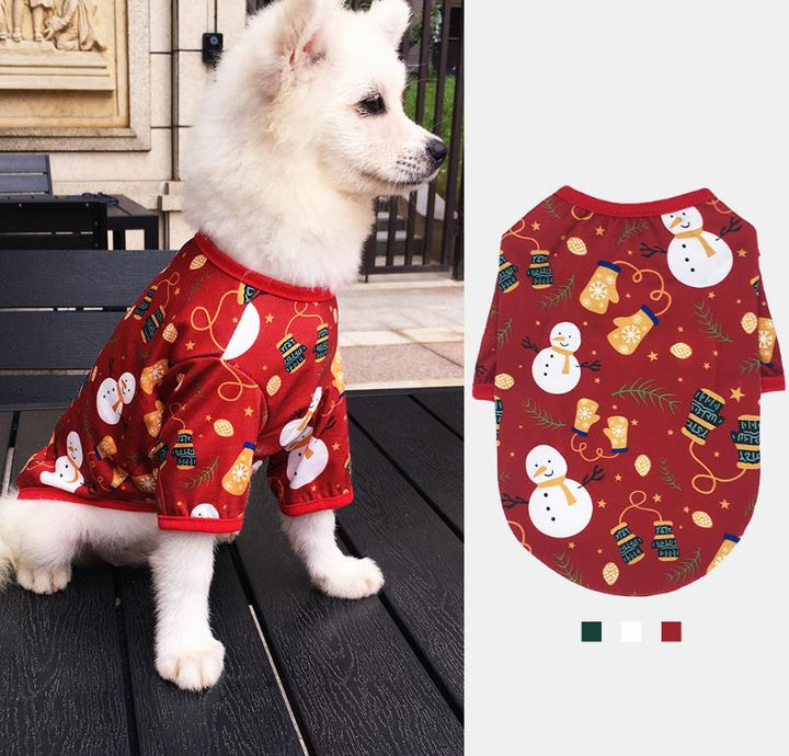 Christmas Dog Shirt for Festive Holiday Photos & Walks
