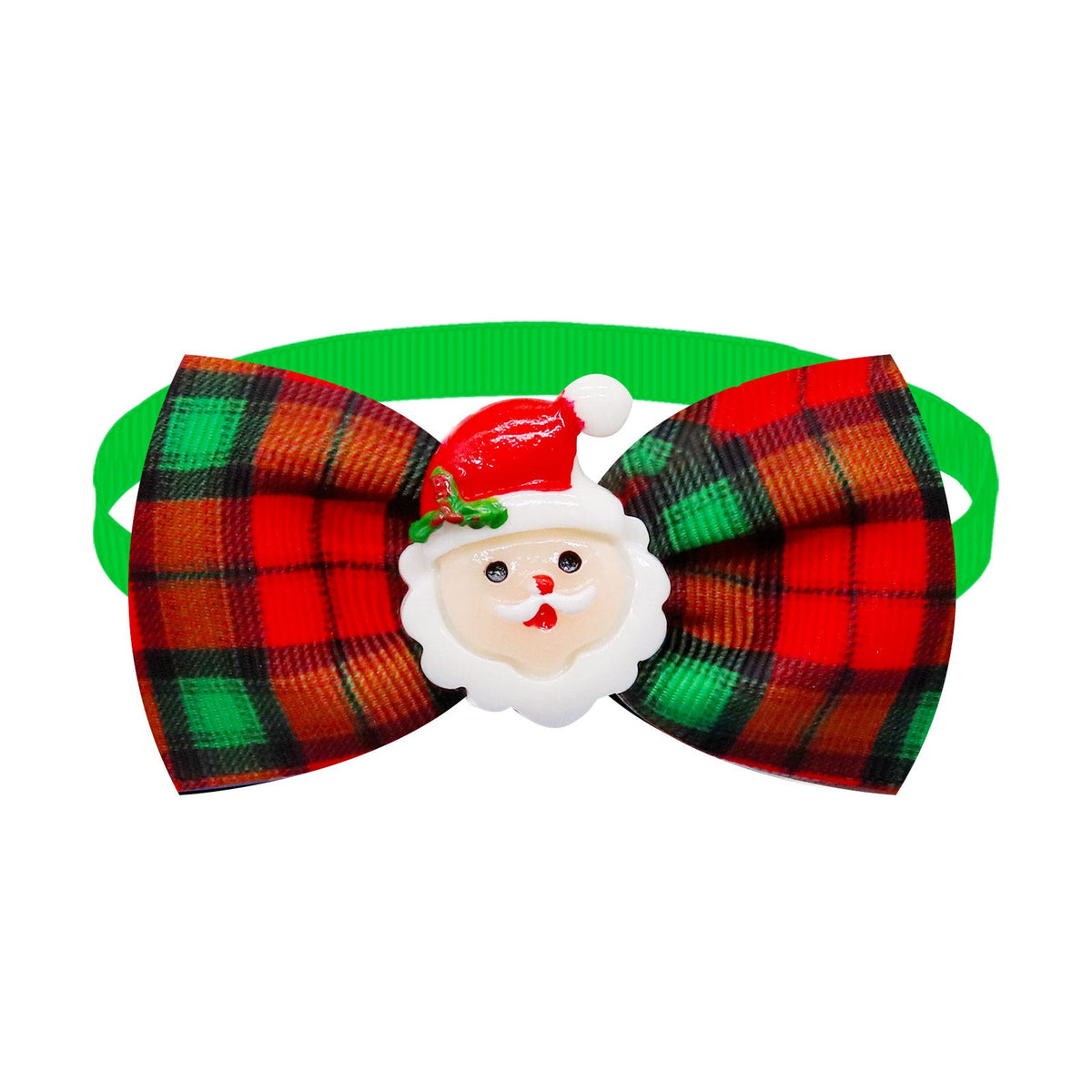 Christmas Pet Bow Collar for Festive Holiday Photos