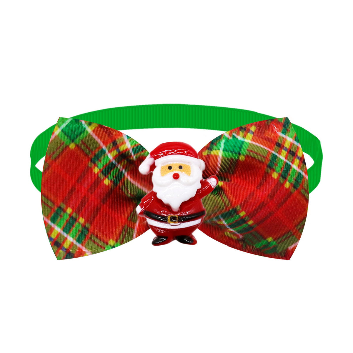 Christmas Pet Bow Collar for Festive Holiday Photos