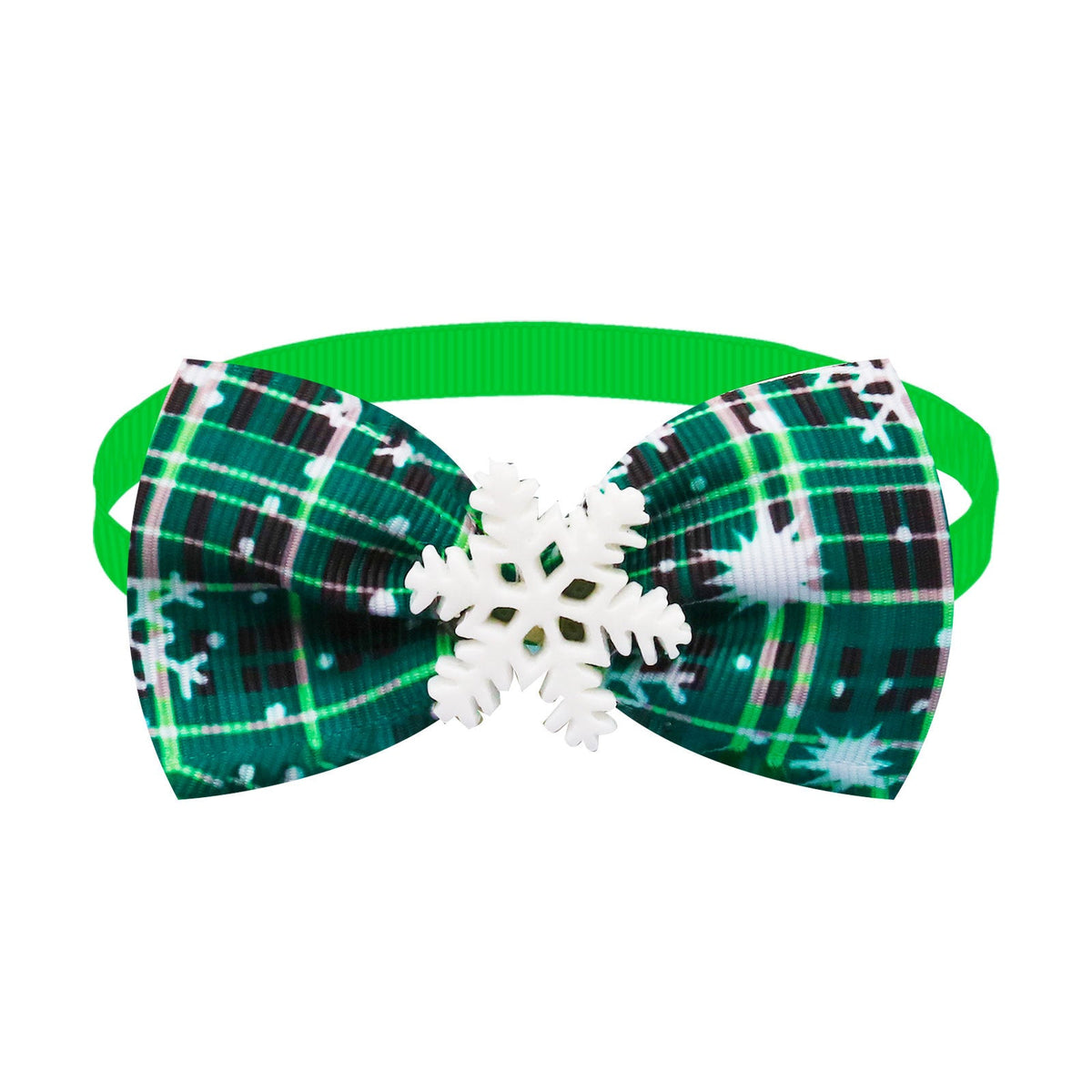 Christmas Pet Bow Collar for Festive Holiday Photos