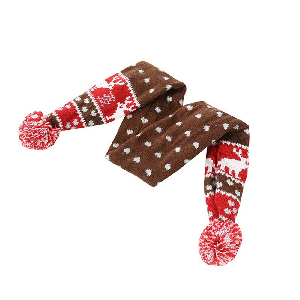 Christmas Dog Scarf – Festive Warm Knitted Pet Accessory