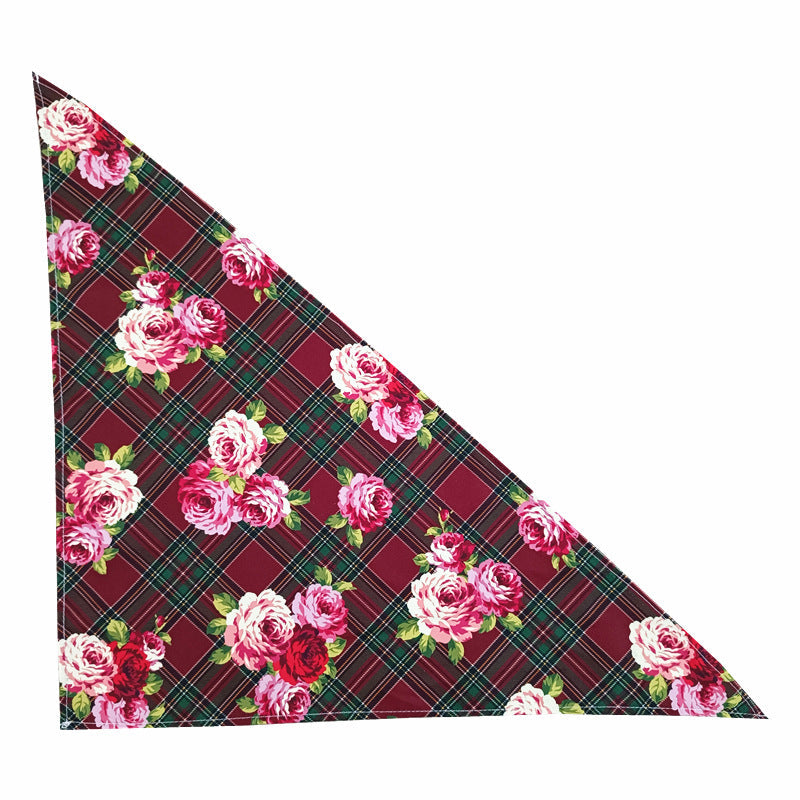 Seasonal Triangle Bandana Scarf for Dogs & Cats
