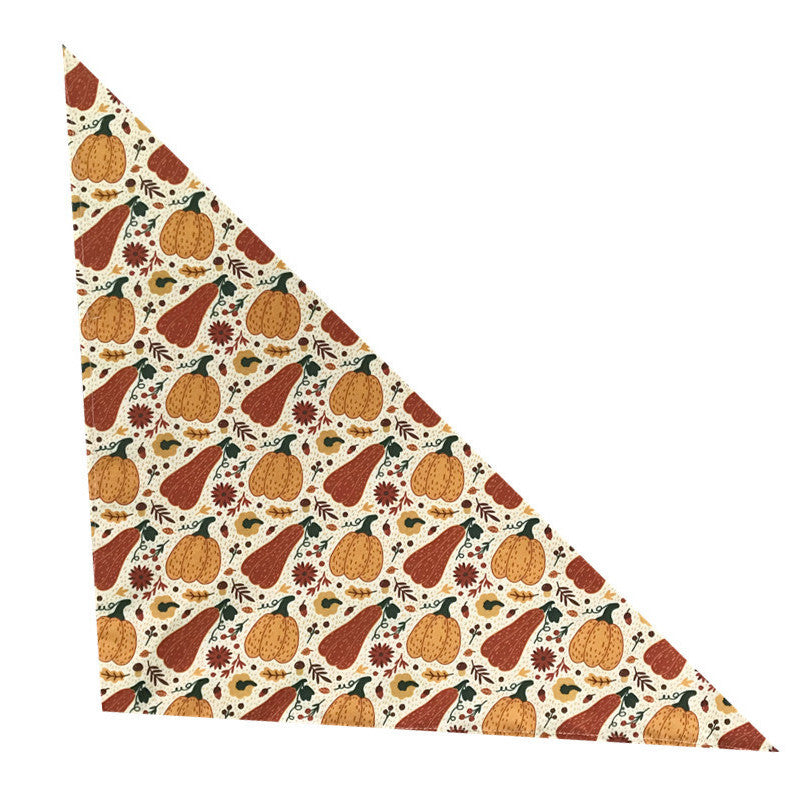 Seasonal Triangle Bandana Scarf for Dogs & Cats