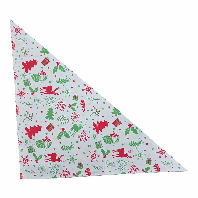 Seasonal Triangle Bandana Scarf for Dogs & Cats