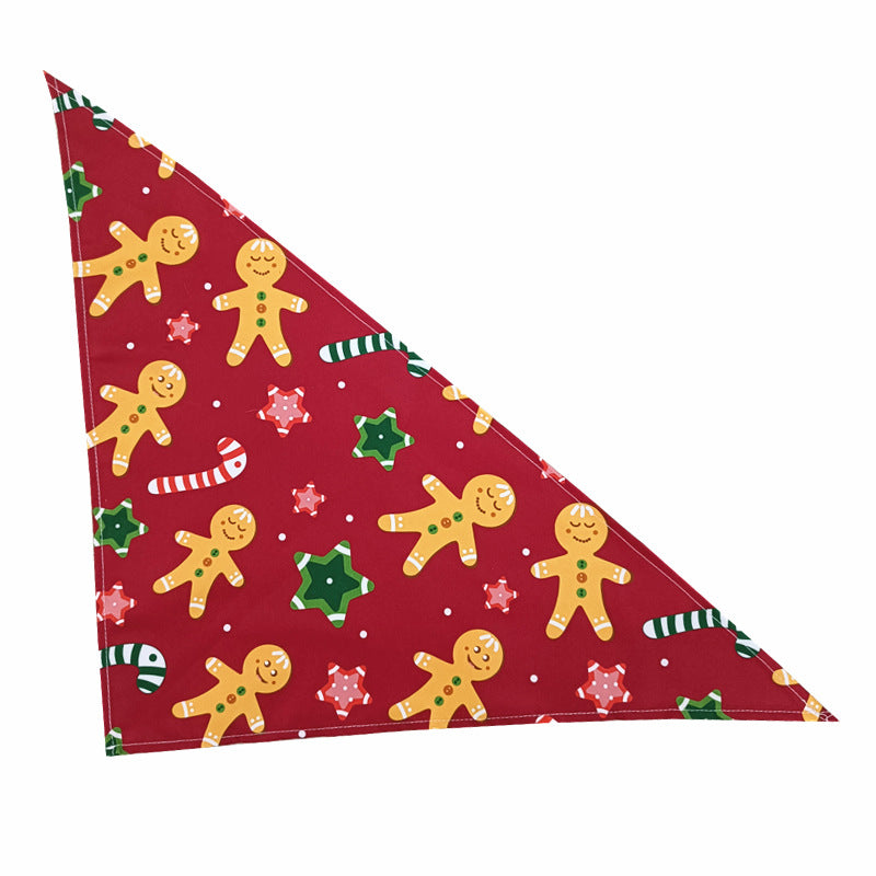 Seasonal Triangle Bandana Scarf for Dogs & Cats