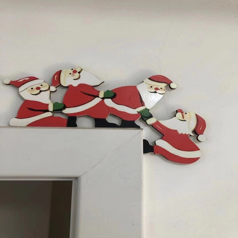 Christmas Door Frame Decoration for Festive Entryways