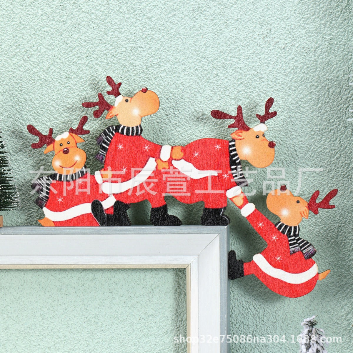 Christmas Door Frame Decoration for Festive Entryways
