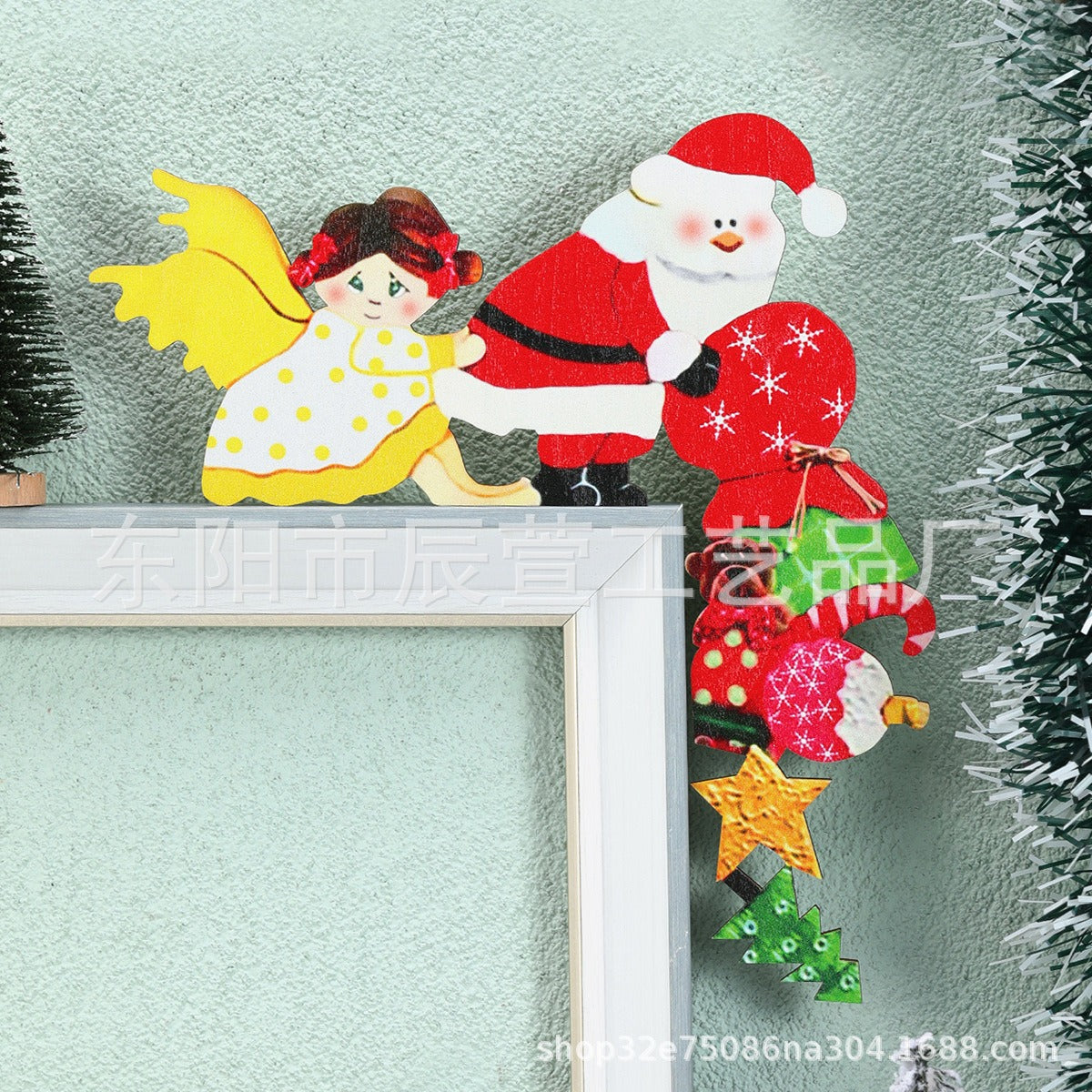 Christmas Door Frame Decoration for Festive Entryways