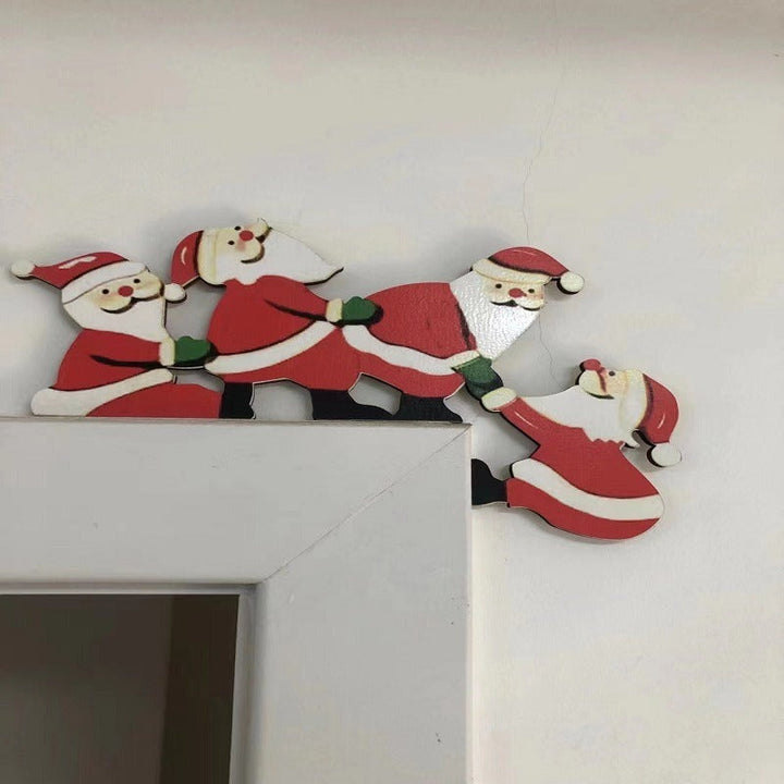 Christmas Door Frame Decoration for Festive Entryways