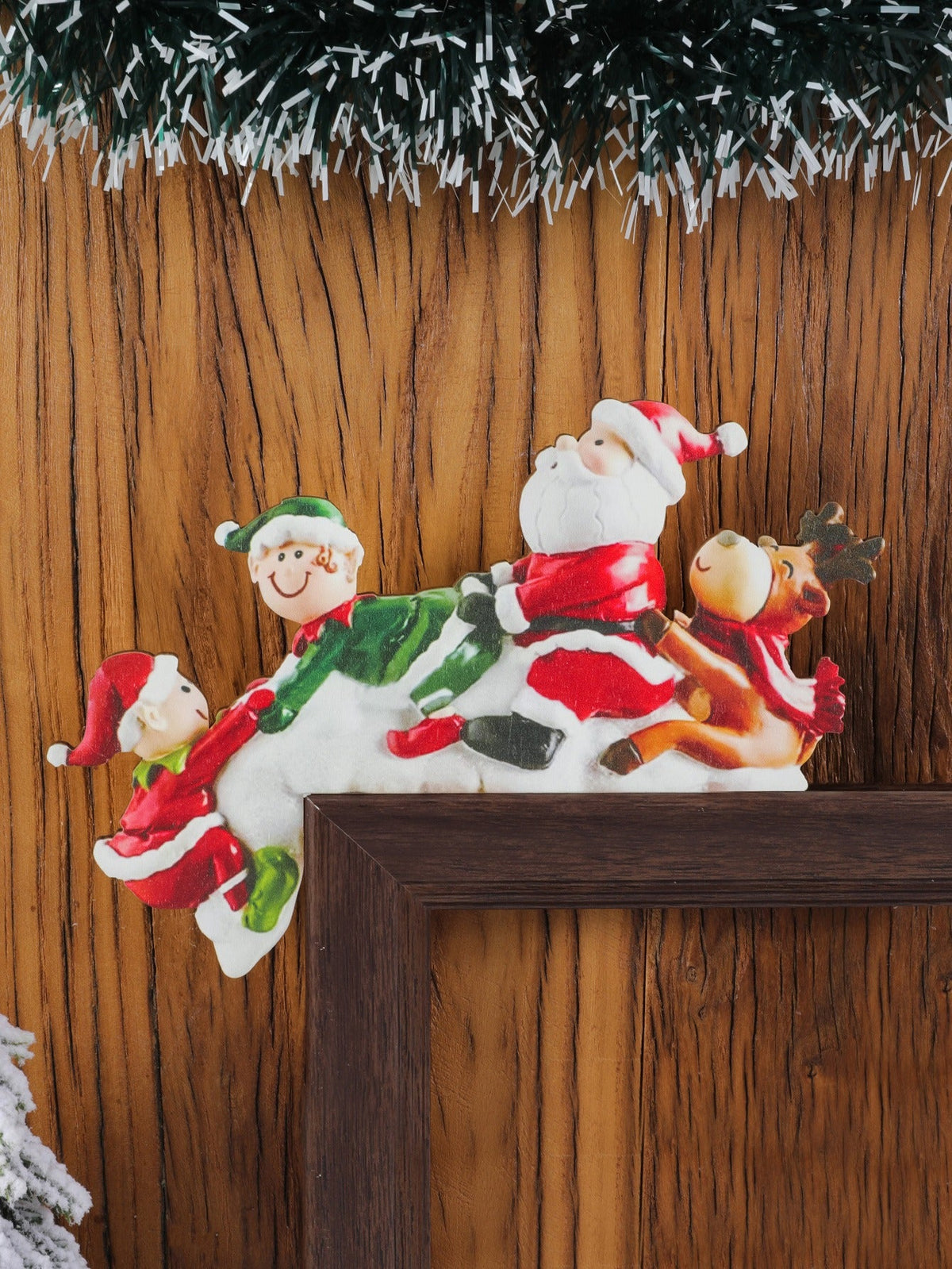 Christmas Door Frame Decoration for Festive Entryways